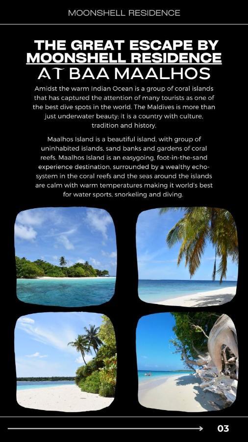 Moonshell Residence Maalhos  Luaran gambar